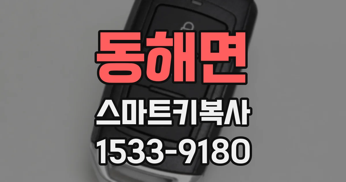 동해면 스마트키복사