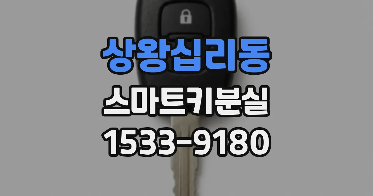 상왕십리동 스마트키분실