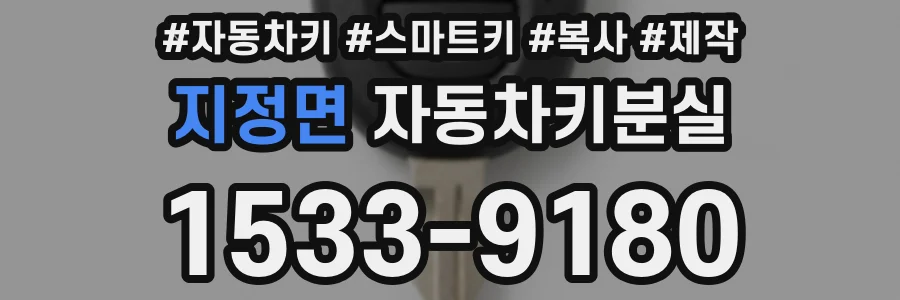 지정면 자동차키분실
