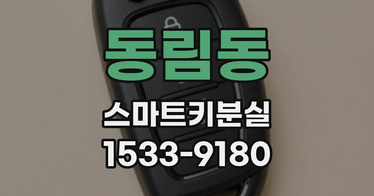 동림동 스마트키분실