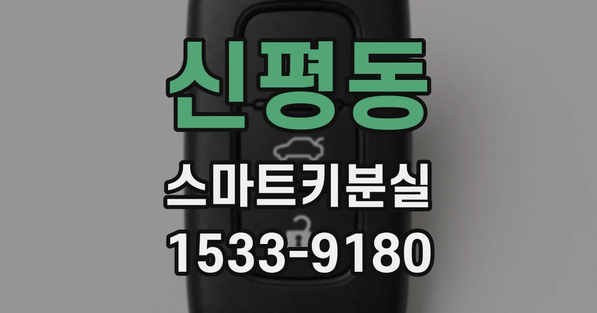 신평동 스마트키분실