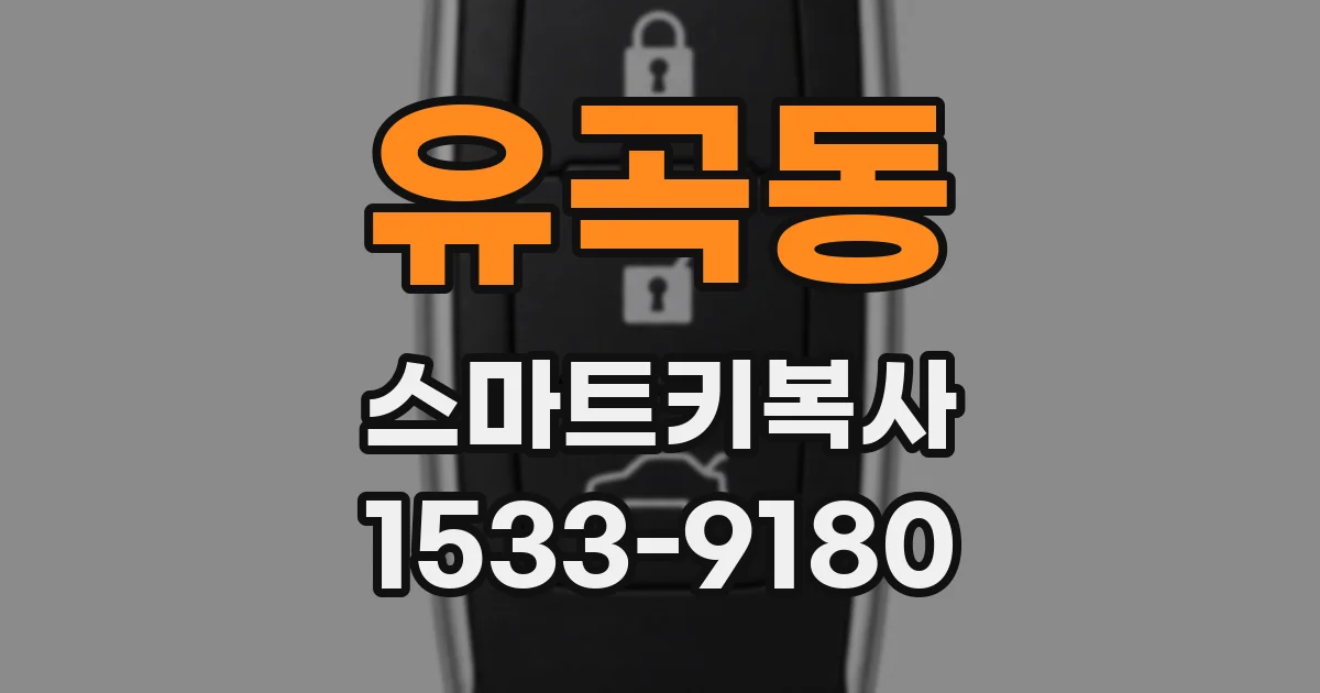 유곡동 스마트키복사