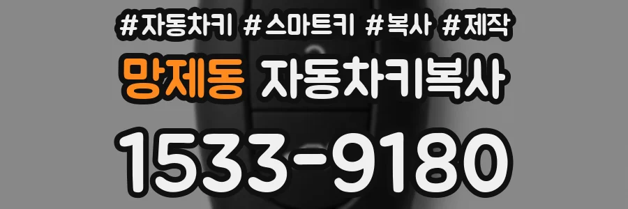 망제동 자동차키복사