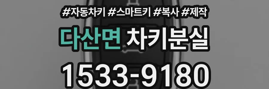 다산면 차키분실