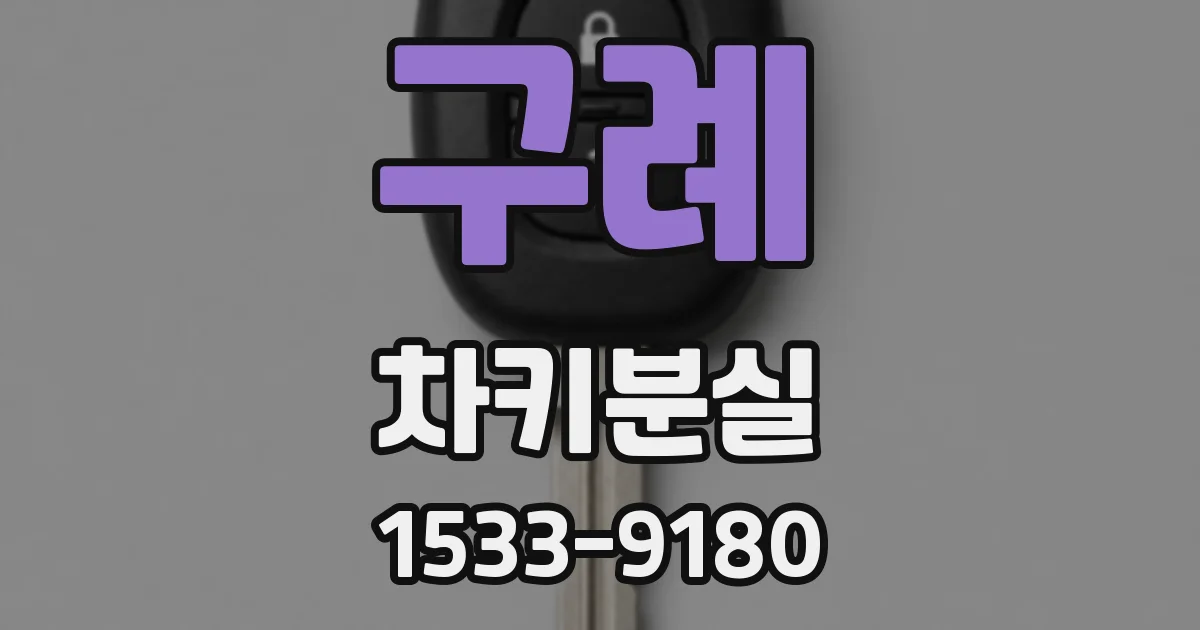 구례 차키분실
