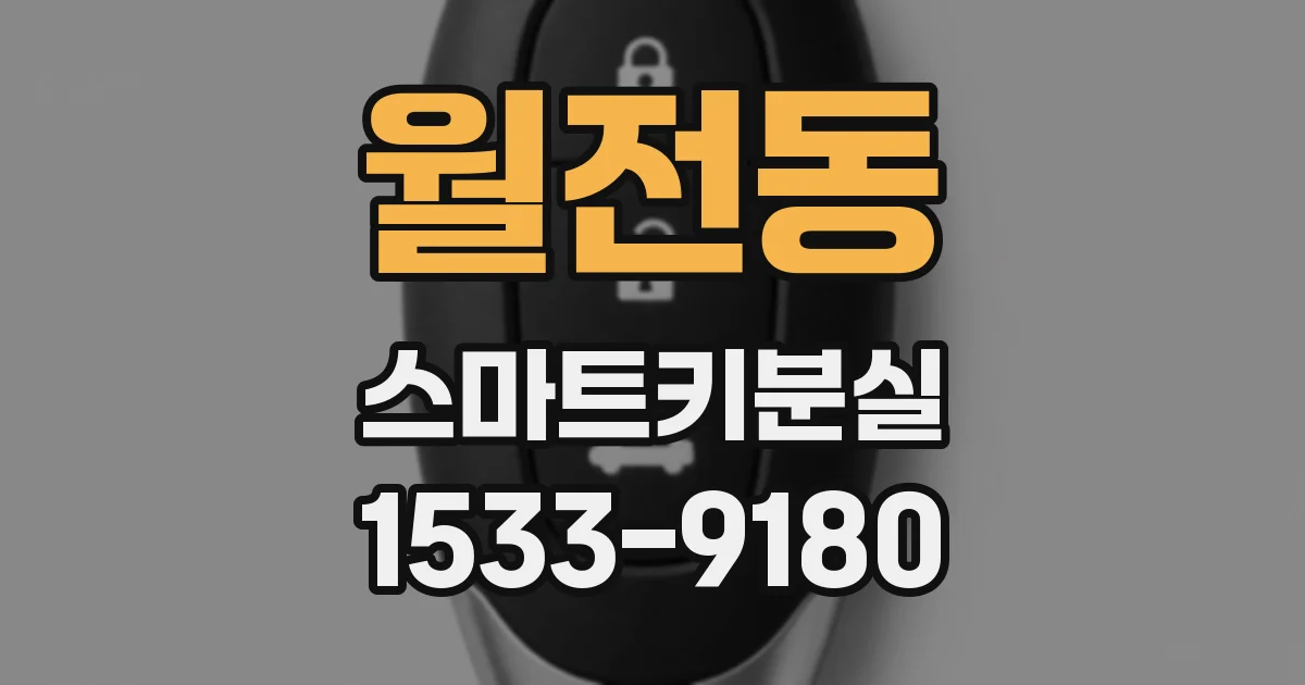 월전동 스마트키분실