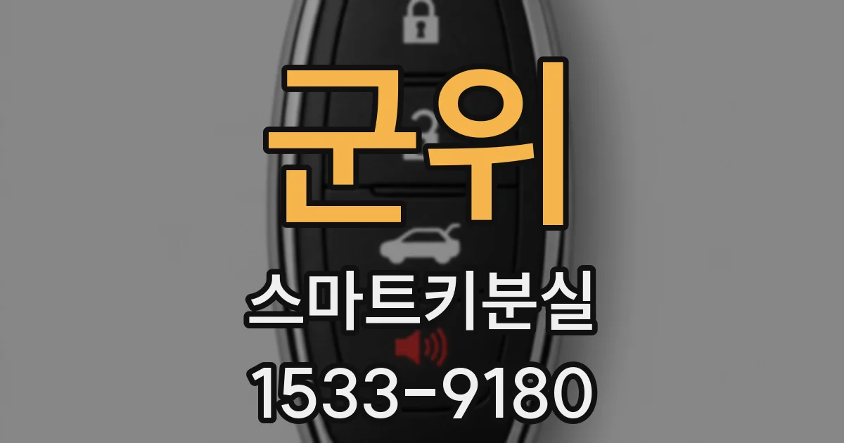 군위 스마트키분실