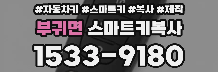 부귀면 스마트키복사