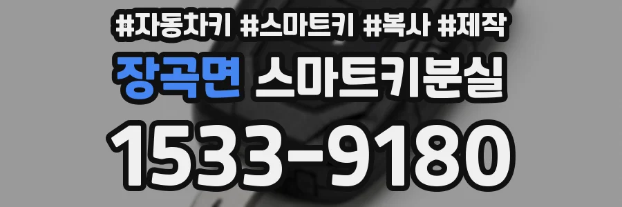 장곡면 스마트키분실