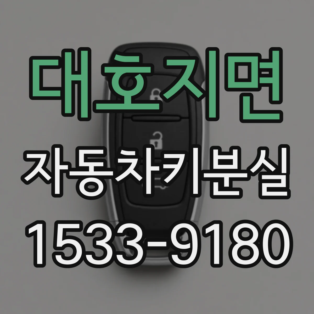대호지면 자동차키분실
