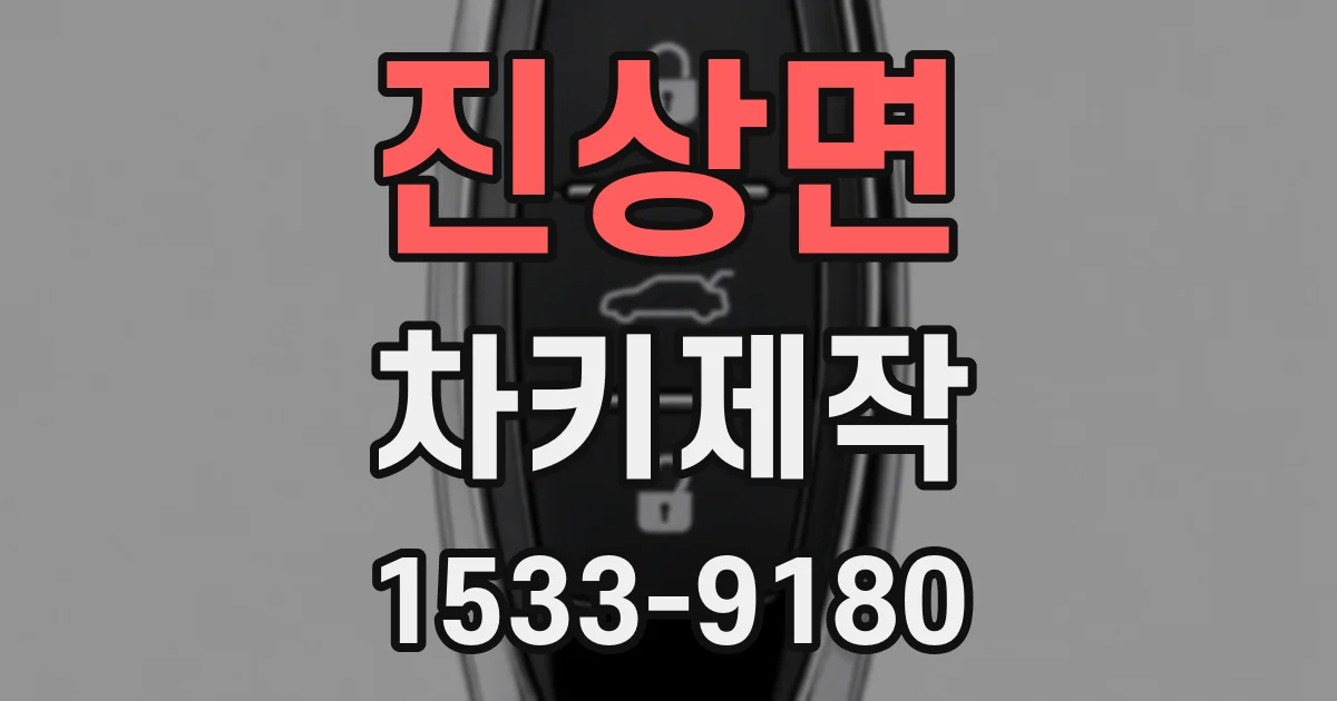 진상면 차키제작