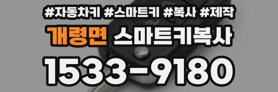 개령면 스마트키복사