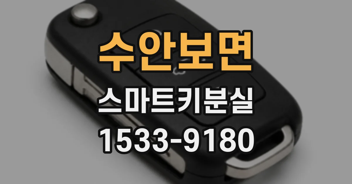 수안보면 스마트키분실