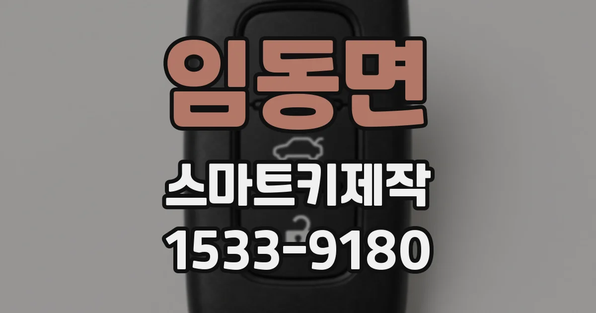 임동면 스마트키제작