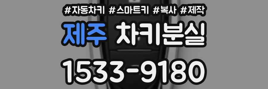 제주 차키분실