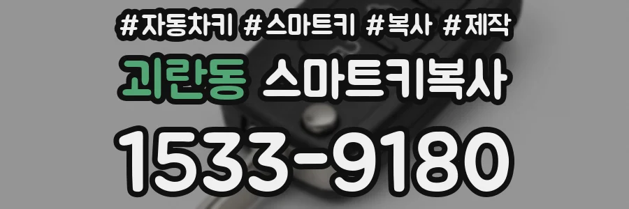 괴란동 스마트키복사