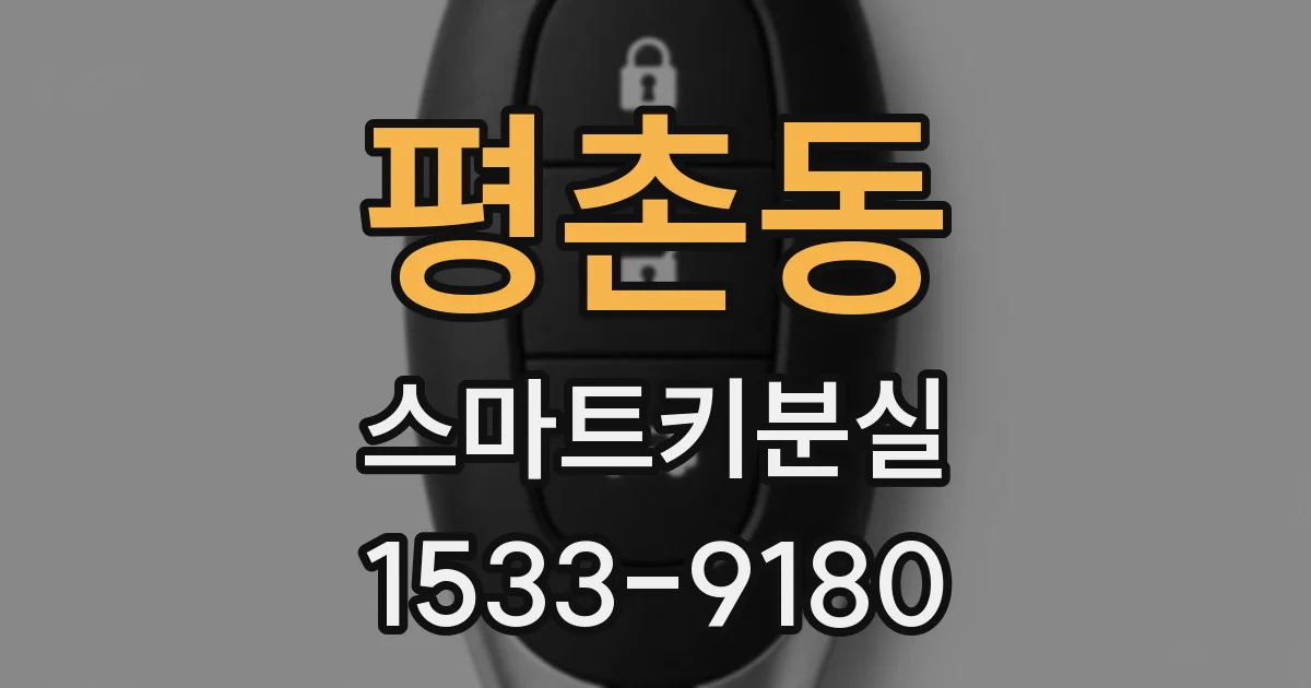 평촌동 스마트키분실