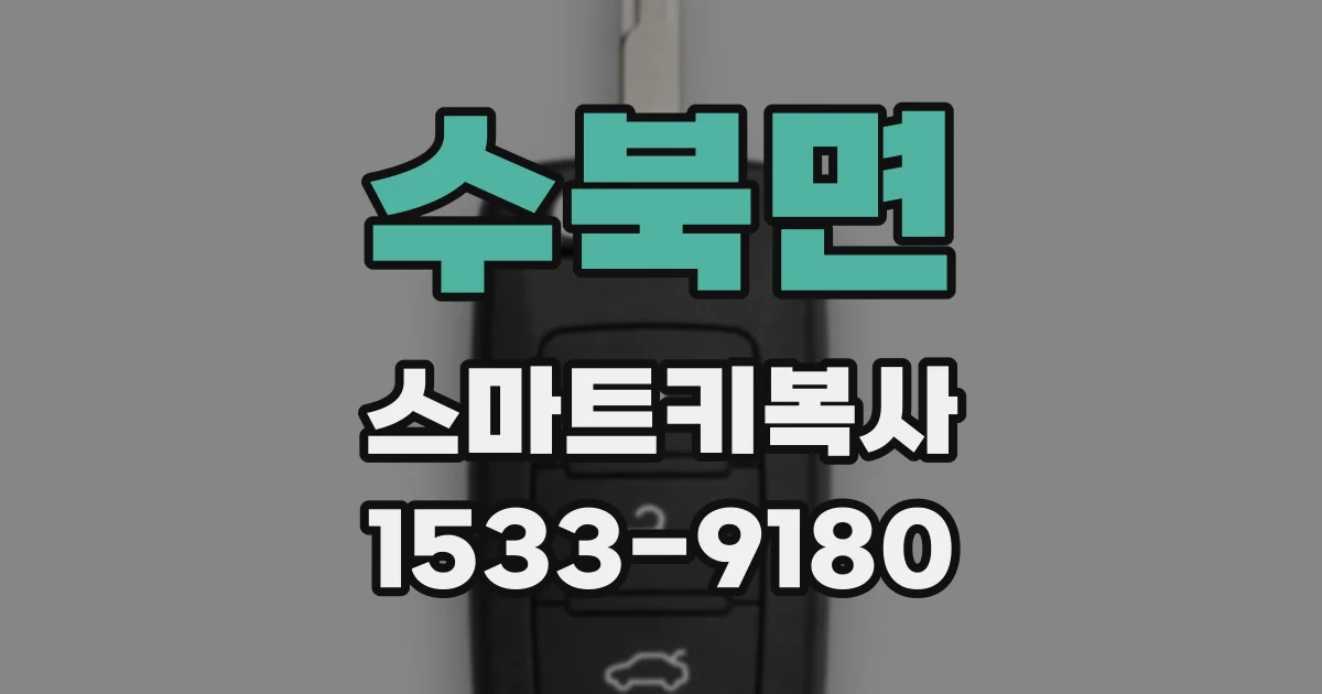 수북면 스마트키복사
