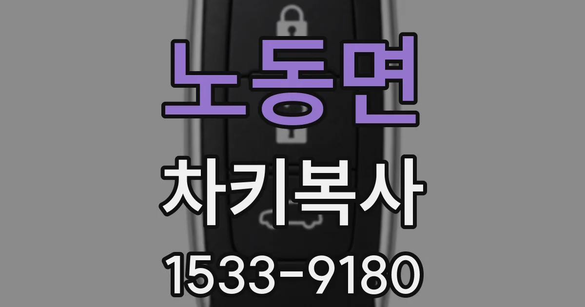 노동면 차키복사