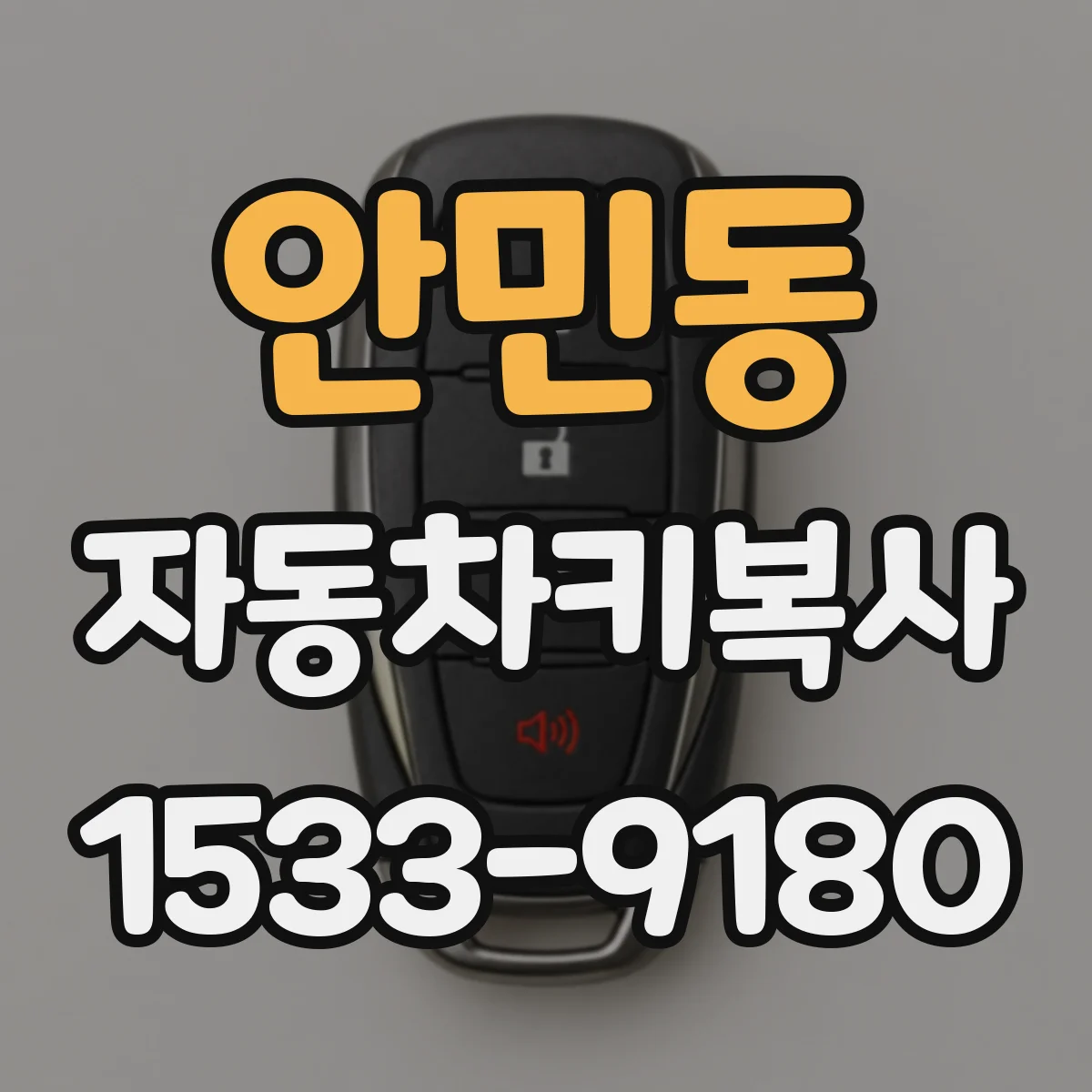 안민동 자동차키복사