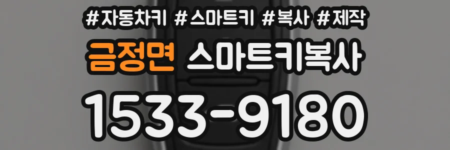 금정면 스마트키복사