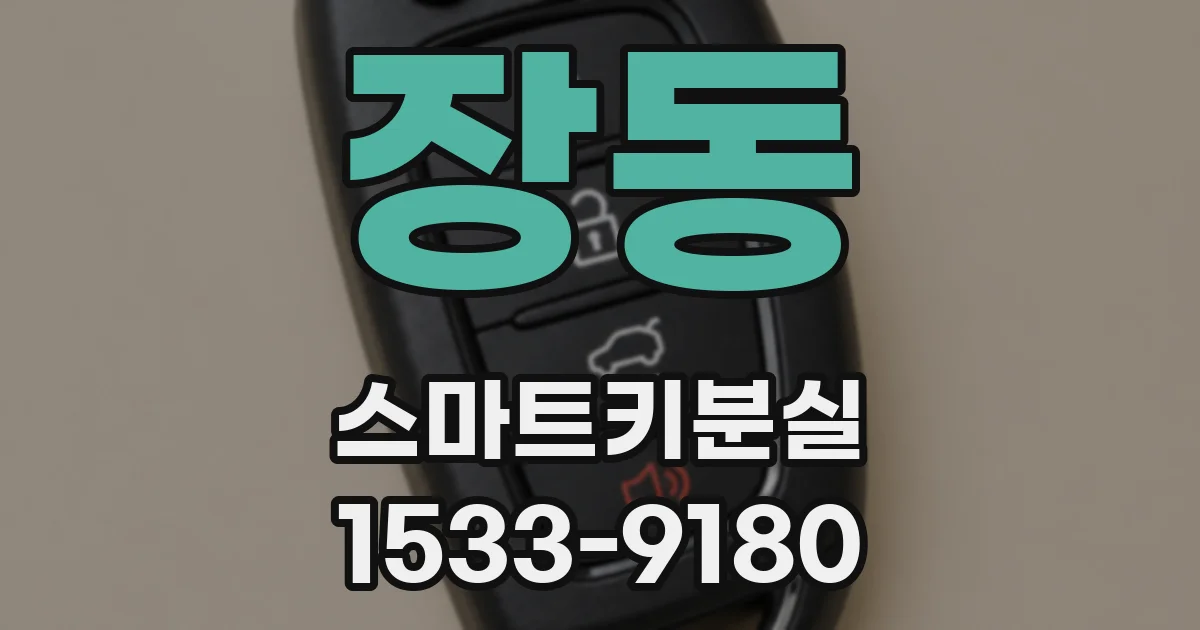 장동 스마트키분실