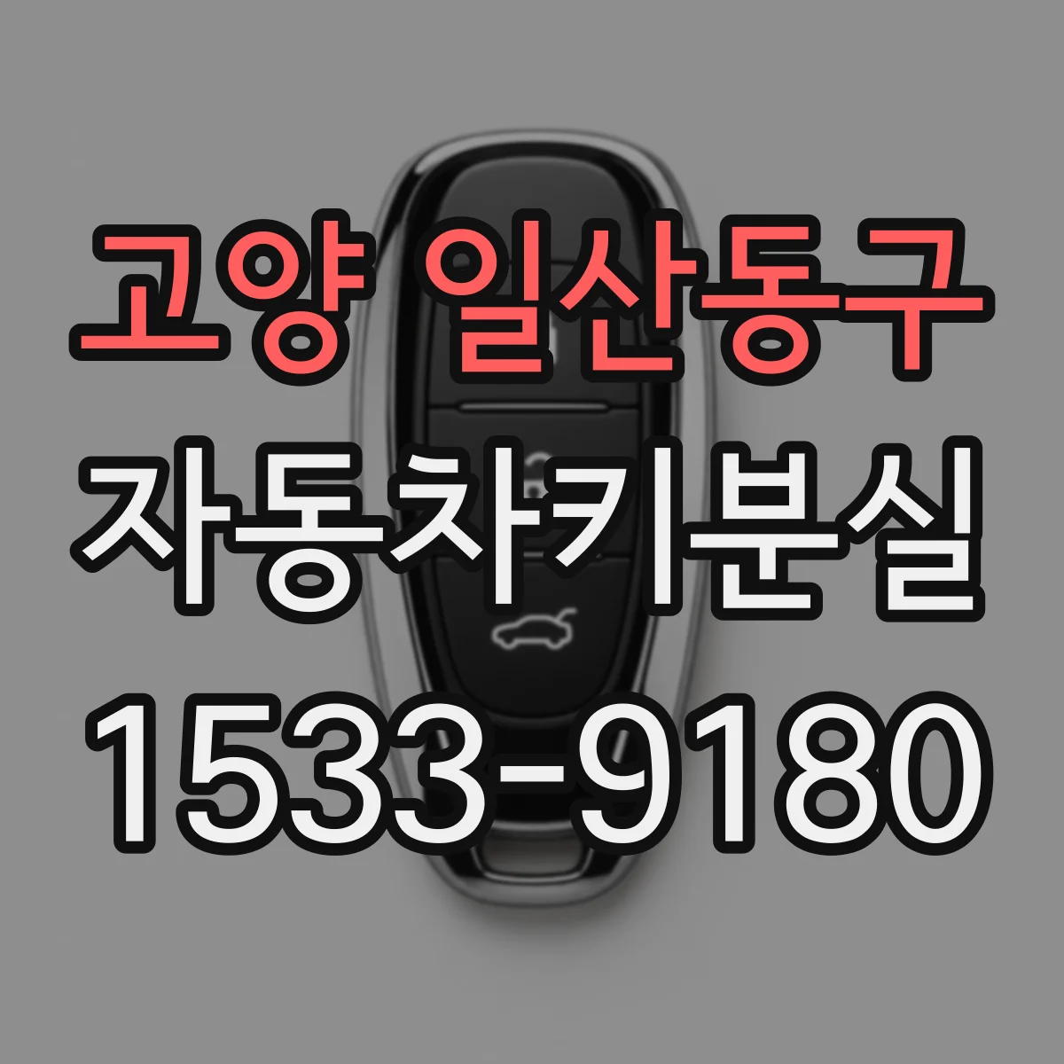 고양 일산동구 자동차키분실