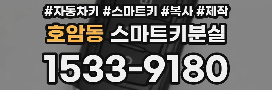호암동 스마트키분실