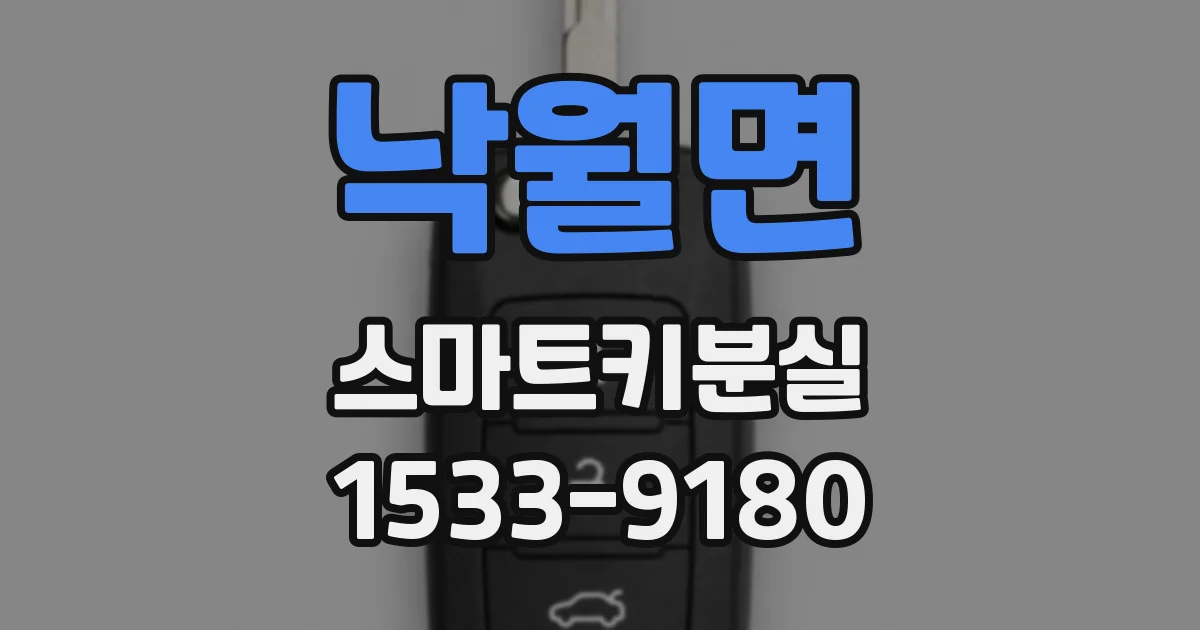 낙월면 스마트키분실