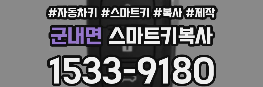 군내면 스마트키복사