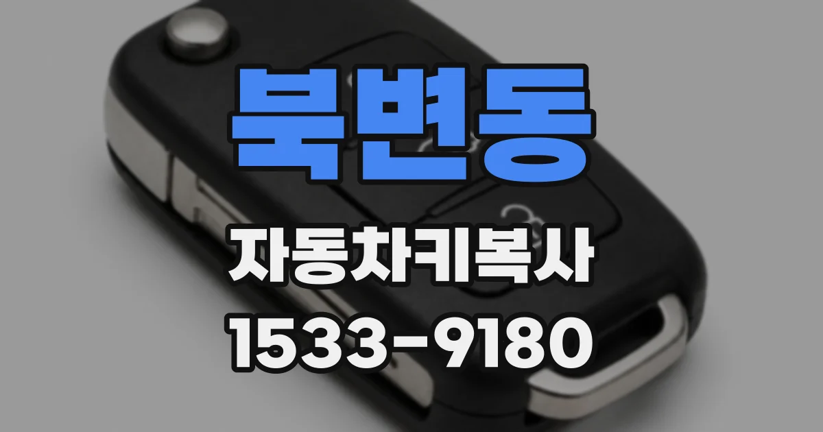 북변동 자동차키복사