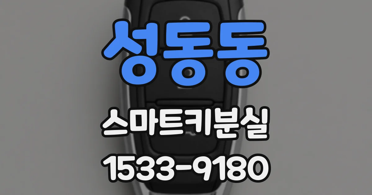 성동동 스마트키분실
