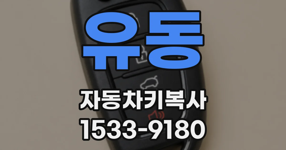 유동 자동차키복사