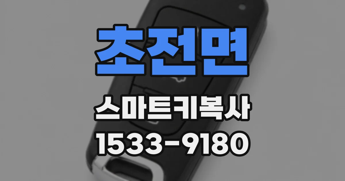 초전면 스마트키복사