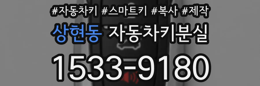 상현동 자동차키분실