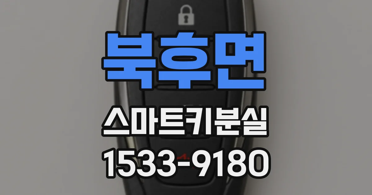 북후면 스마트키분실