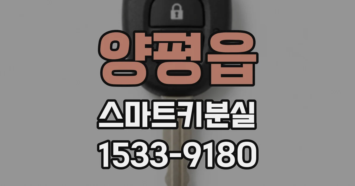 양평읍 스마트키분실