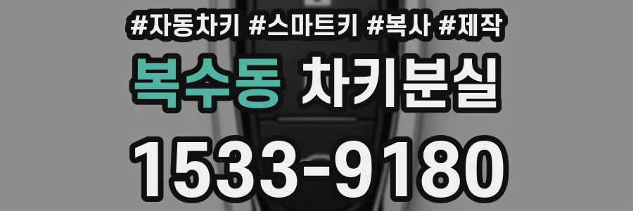복수동 차키분실