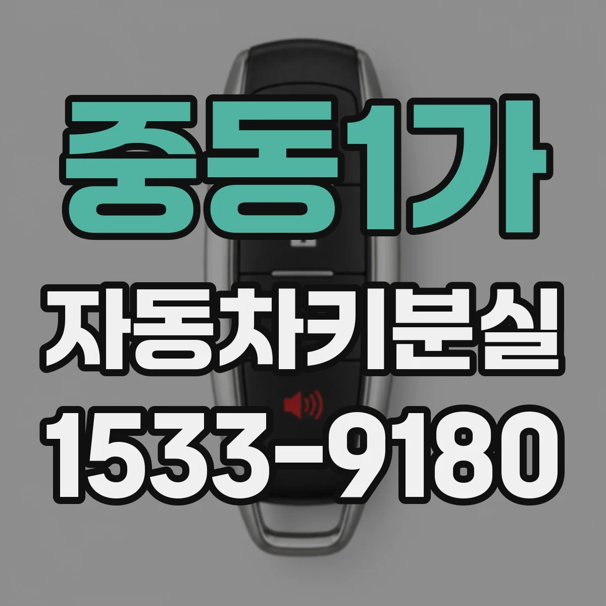 중동1가 자동차키분실