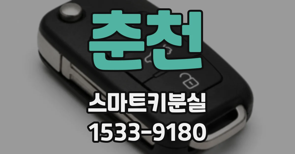 춘천 스마트키분실