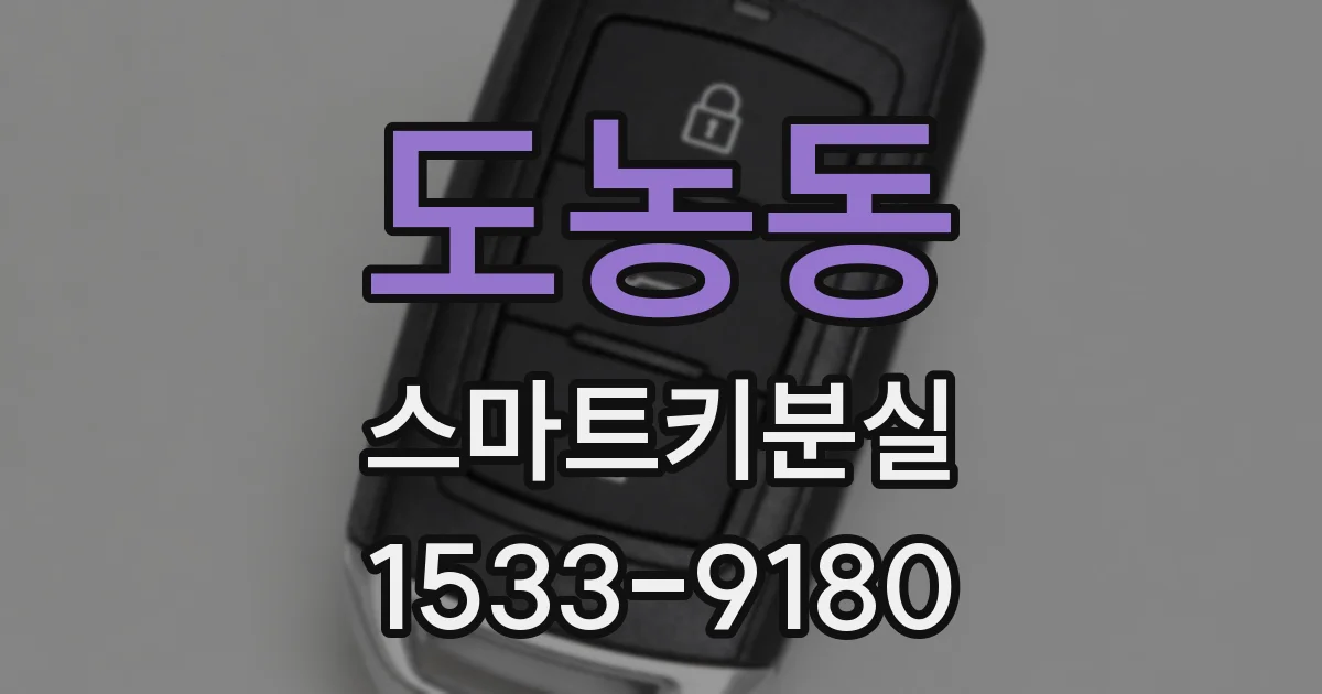 도농동 스마트키분실