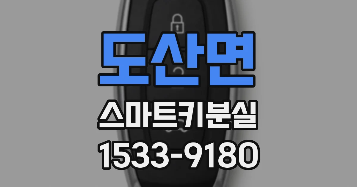 도산면 스마트키분실