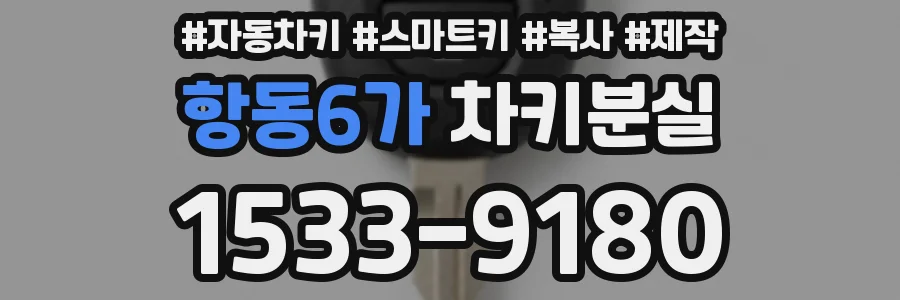 항동6가 차키분실