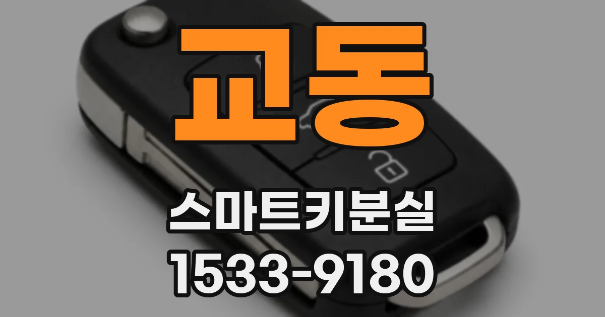 교동 스마트키분실