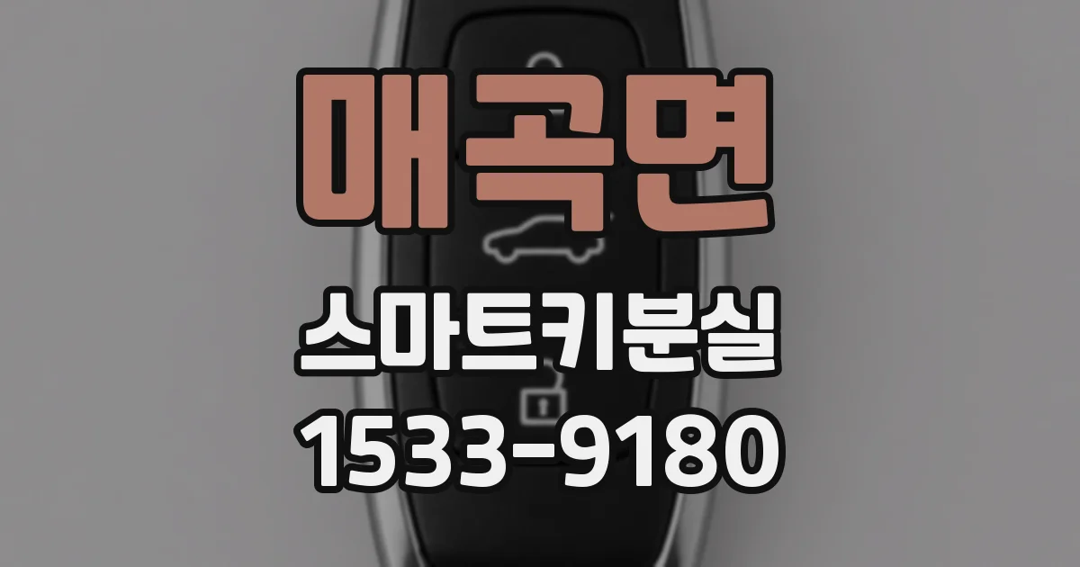 매곡면 스마트키분실