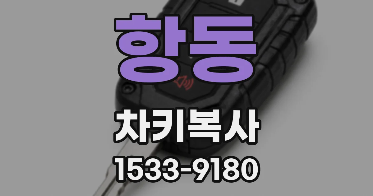 항동 차키복사