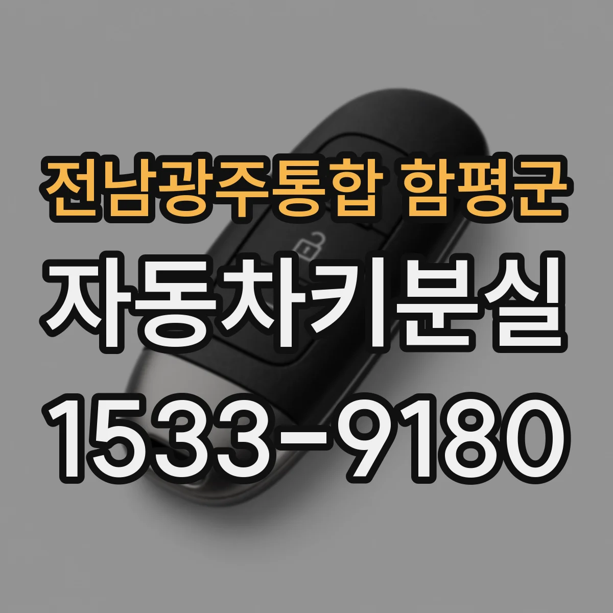 전남광주통합 함평군 자동차키분실
