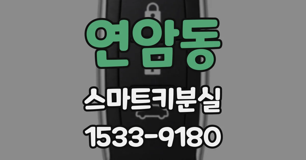 연암동 스마트키분실