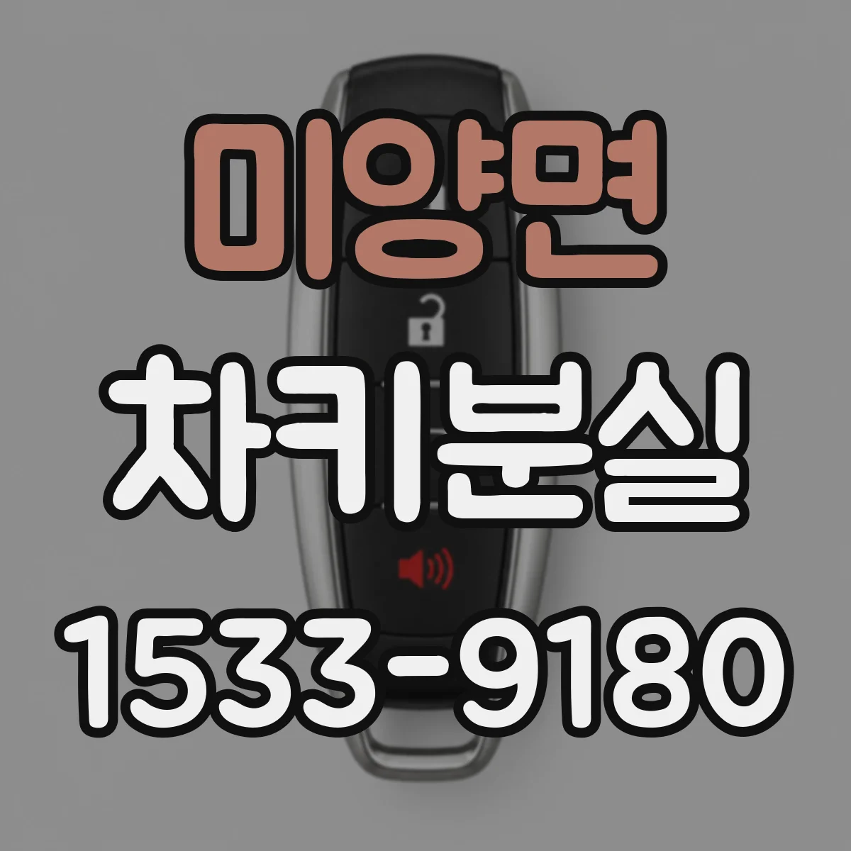 미양면 차키분실