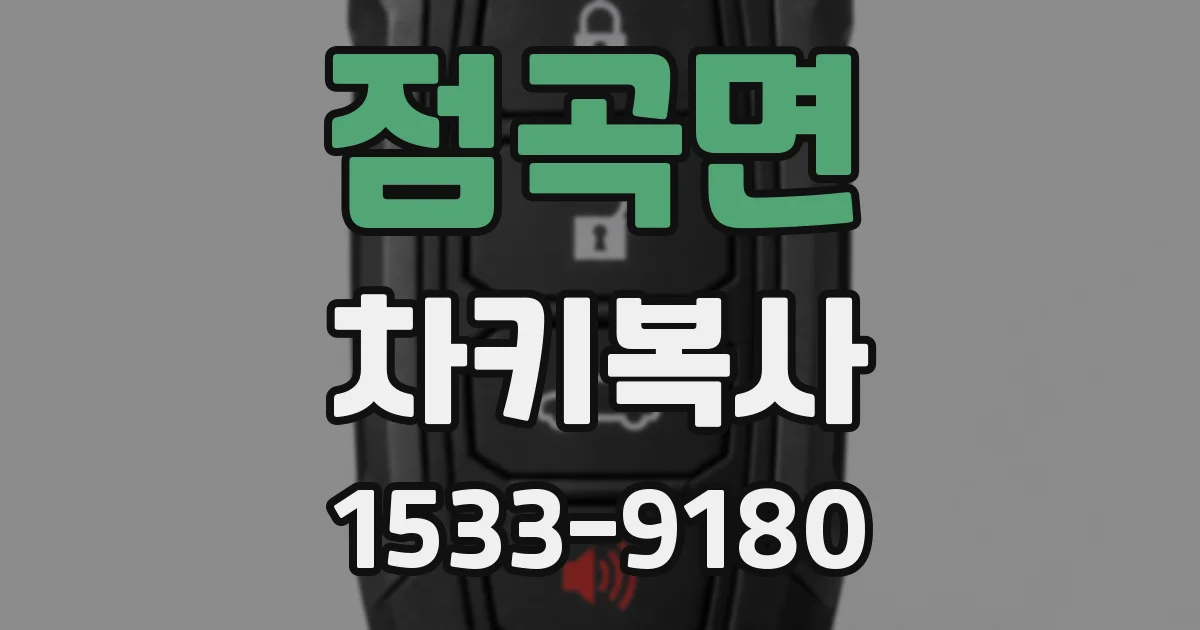 점곡면 차키복사